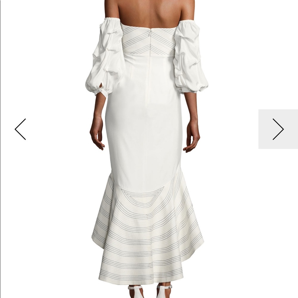 SALE ‼️ NEW✨$800 Alexis Ruffles Silk Zuki Dress - Picture 2 of 8